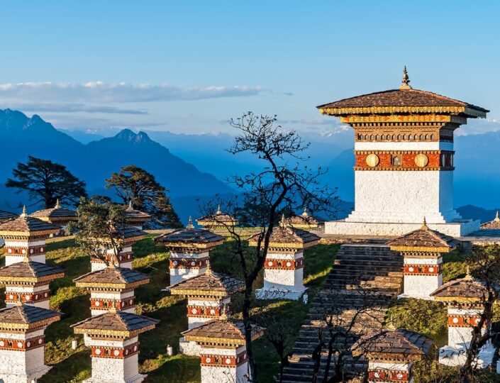10 Days Bhutan Druk Path Trek through alpine lakes and mountain passes, featuring Himalayan views, Paro, Thimphu and Tiger’s Nest Monastery.