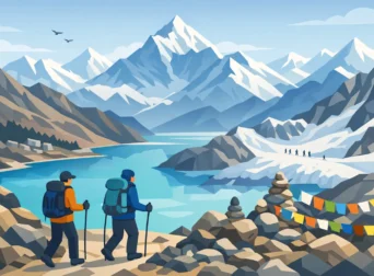 Everest Base Camp Trek via Gokyo Lakes and Cho La Pass