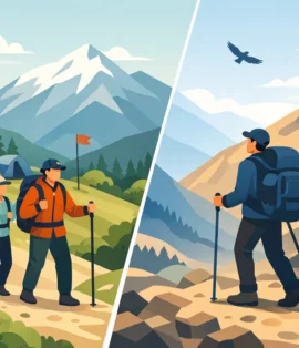 Guided Versus Independent Trekking Compared