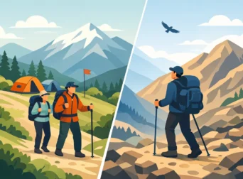 Guided Versus Independent Trekking Compared