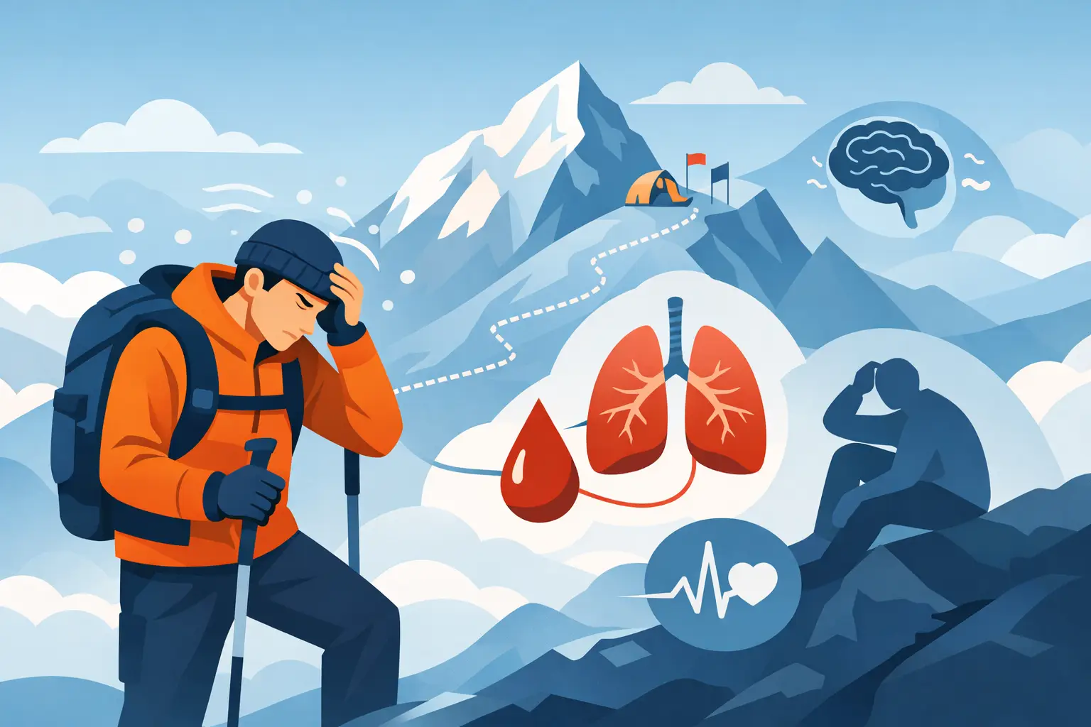 What Causes Mountain Sickness at High Altitude?