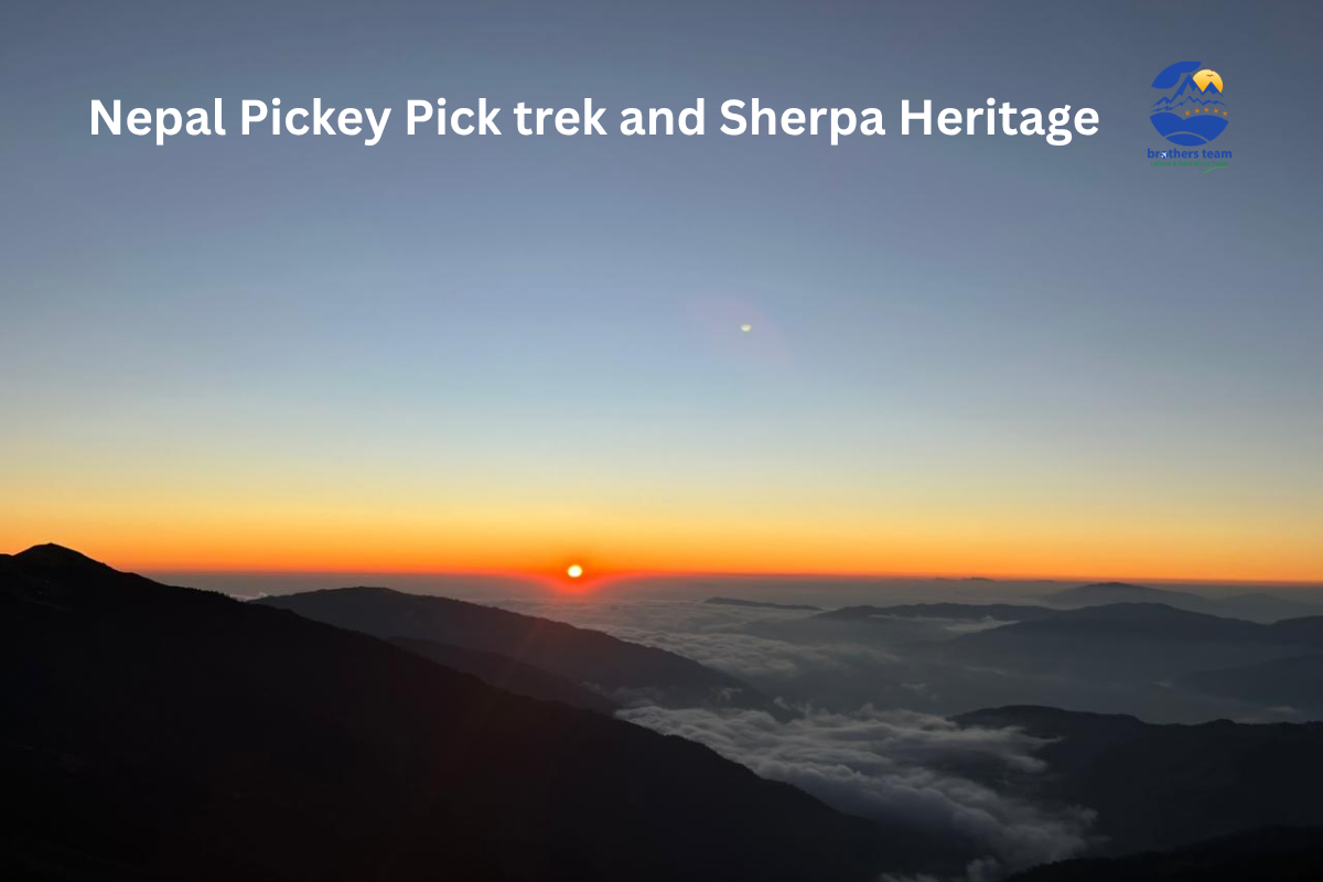 Pikey Peak offers a spectacular sunrise and panoramic views of Mount Everest, Kanchenjunga, Makalu, Lhotse, Thamserku and Numbur Himal.