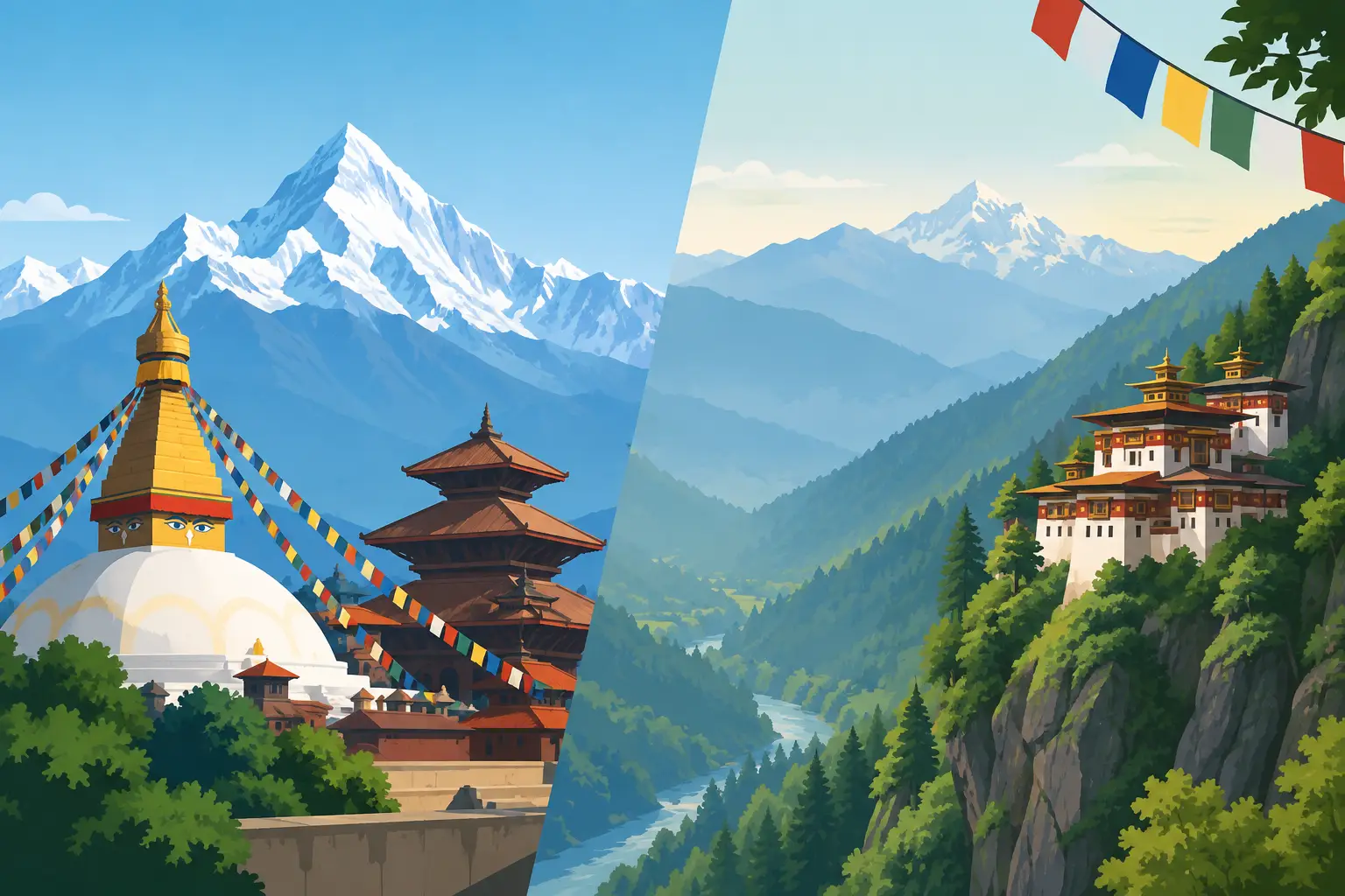 Nepal Versus Bhutan: Which Himalayan Trip?