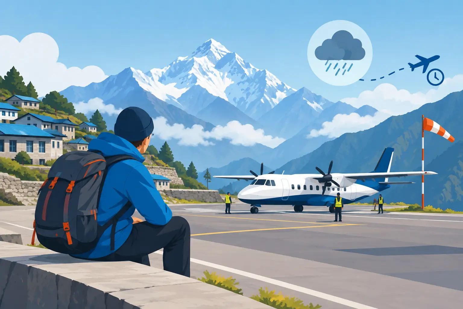 How to Manage Lukla Delays on an Everest Trek