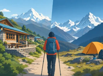 Teahouse Versus Camping Treks for Himalayan Walkers